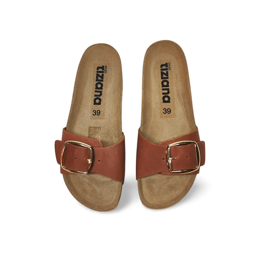 Sandalias Y Zue Tiziana DELIA piel cuero