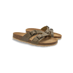 Sandalias Y Zue Tiziana DIANA piel kaki