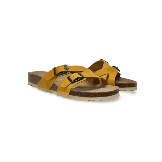 Sandalias Y Zue Tiziana DIANA piel mostaza