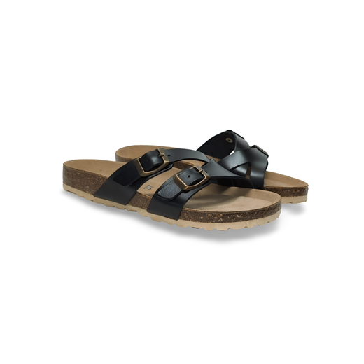 Sandalias Y Zue Tiziana DIANA piel negro