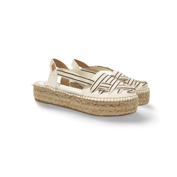 Sandalias Y Zue Toni Pons RIO textil blanco