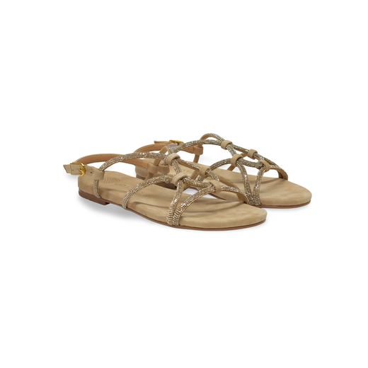 Sandalias Y Zue Unisa COOPER piel beig