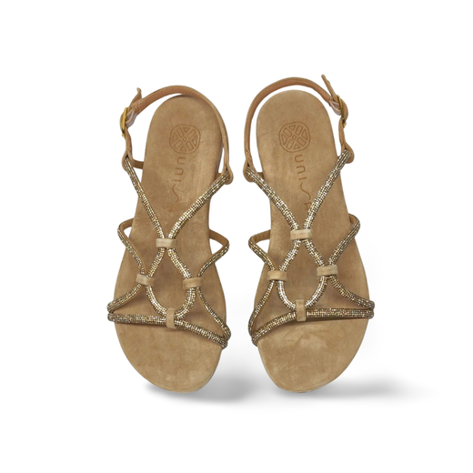 Sandalias Y Zue Unisa COOPER piel beig