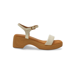 Sandalias Y Zue Unisa IRITA piel blanco