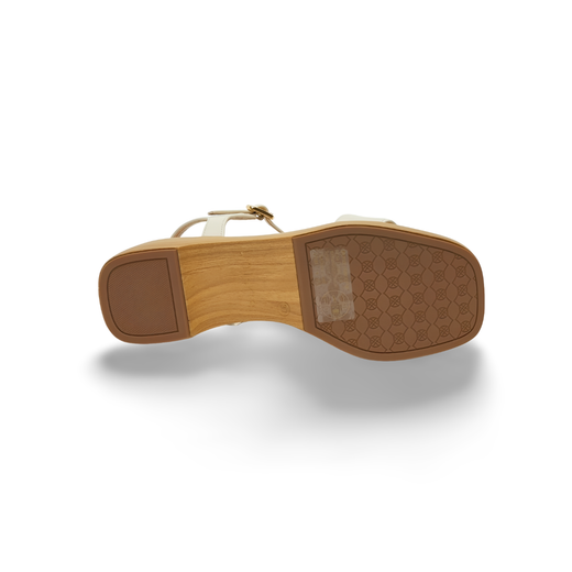 Sandalias Y Zue Unisa IRITA piel blanco