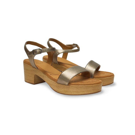 Sandalias Y Zue Unisa IRITA piel bronce