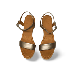 Sandalias Y Zue Unisa IRITA piel bronce