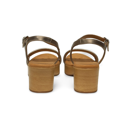Sandalias Y Zue Unisa IRITA piel bronce