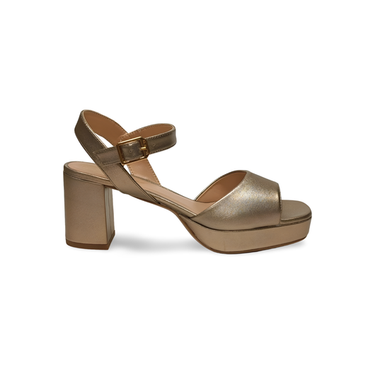 Sandalias Y Zue Unisa NEY piel bronce