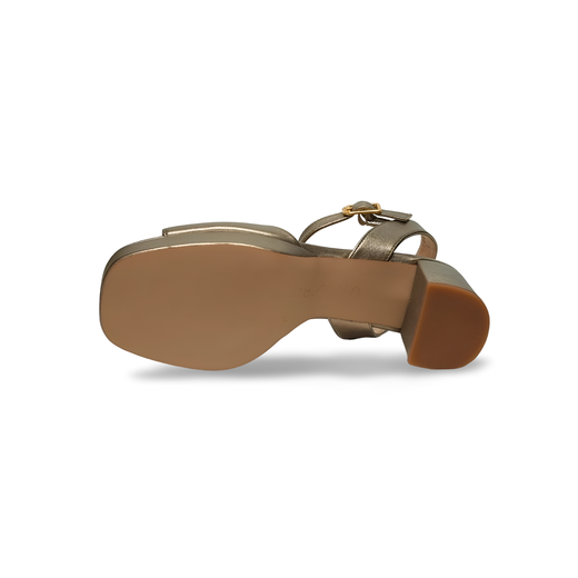 Sandalias Y Zue Unisa NEY piel bronce