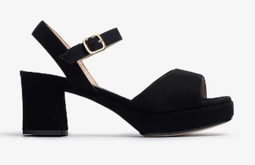 Sandalias Y Zue Unisa NEY piel negro