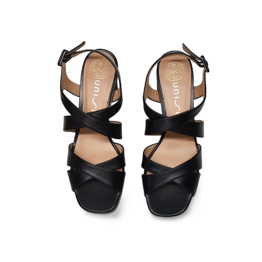 Sandalias Y Zue Unisa NOLAV piel negro