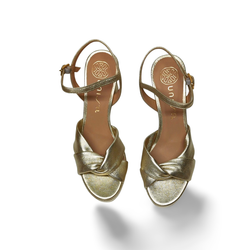 Sandalias Y Zue Unisa ONOA piel dorado