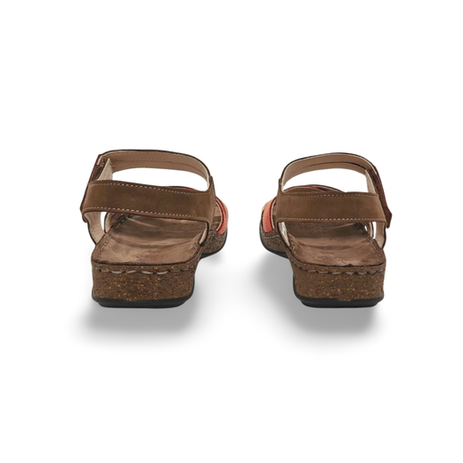 Sandalias Y Zue Walk & Fly 43170 piel rojo
