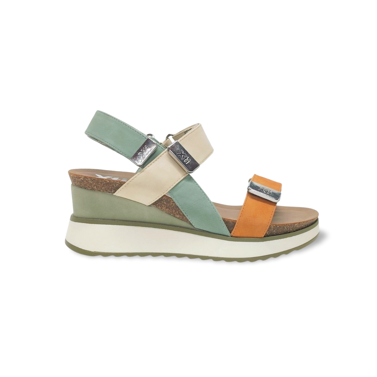 Sandalias Y Zue Xti 142822 piel vegana verde 35