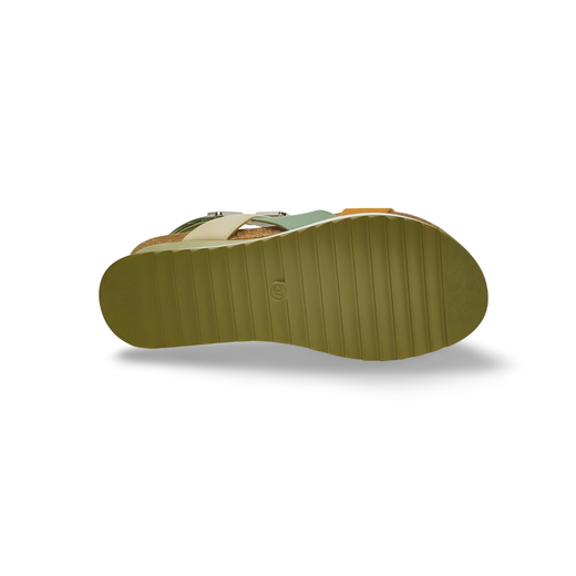 Sandalias Y Zue Xti 142822 piel vegana verde