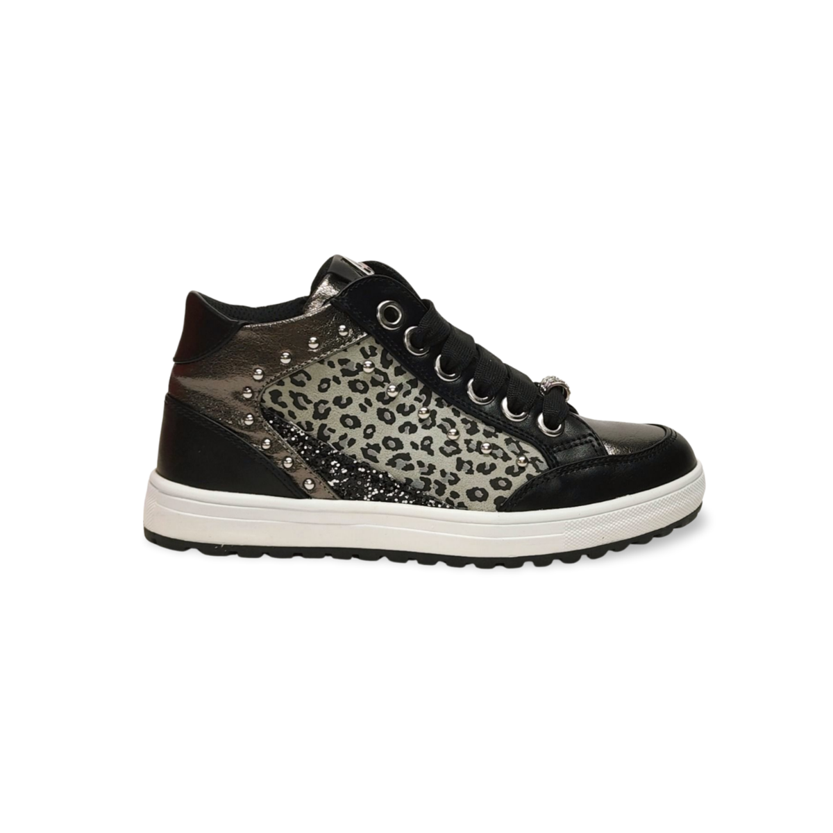 Sneakers Asso 17511 piel vegana negro 30