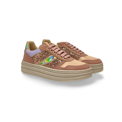 Sneakers Asso 17712 piel vegana fucsia