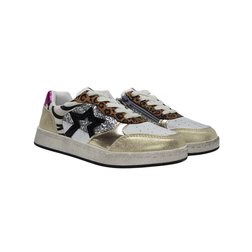 Sneakers Asso 18202 piel vegana combinados
