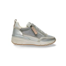 Sneakers Carmela 162283 piel plateado