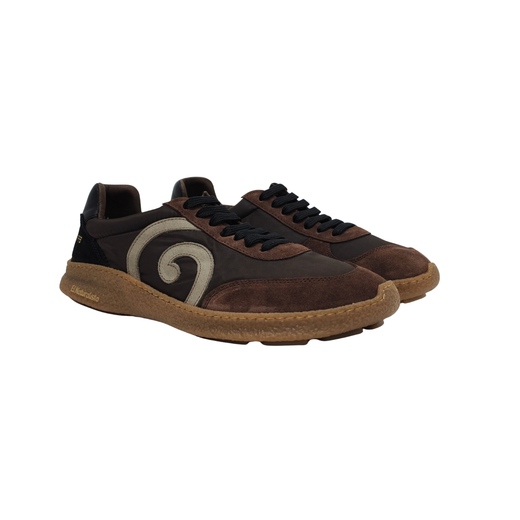 Sneakers El Naturalista 5435-A textil marrón