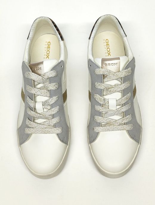 Sneakers Geox D456HC piel blanco