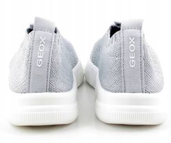 Sneakers Geox J25BLE nilon plateado
