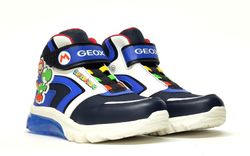 Sneakers Geox J46LBJ piel vegana marino