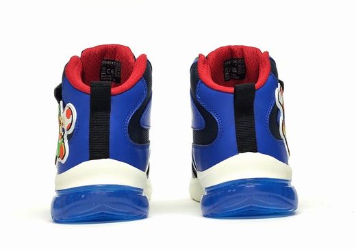 Sneakers Geox J46LBJ piel vegana marino