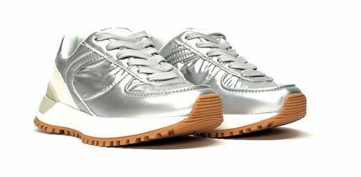 Sneakers Gioseppo 73739 textil plateado