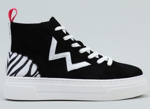 Sneakers Mim ZELDA TOP ante negro
