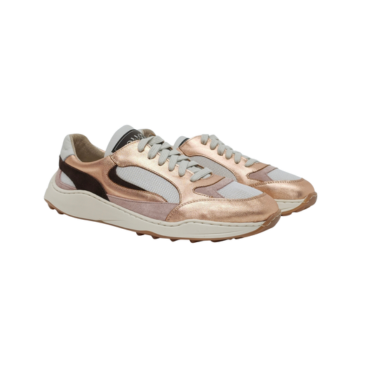 Sneakers Mum ATLAS textil bronce