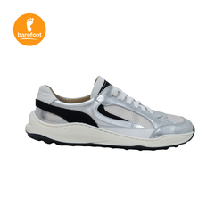 Sneakers Mum ATLAS textil plateado