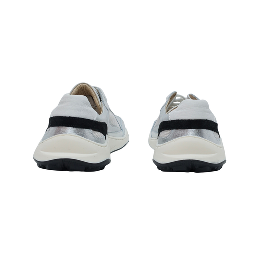 Sneakers Mum ATLAS textil plateado