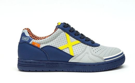 Sneakers Munich G3 22 piel vegana gris