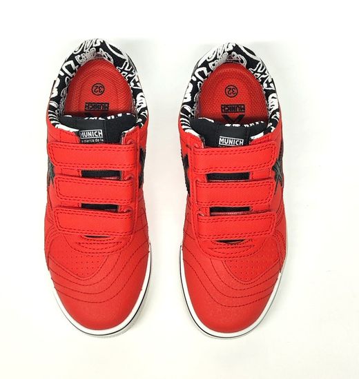 Sneakers Munich G3 26 piel vegana rojo