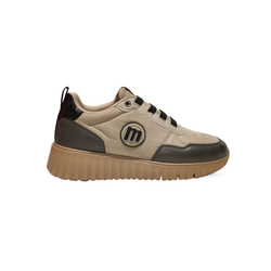 Sneakers Mustang 60886 piel vegana taupe