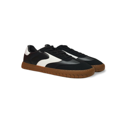 Sneakers Mustang 84806 piel vegana negro