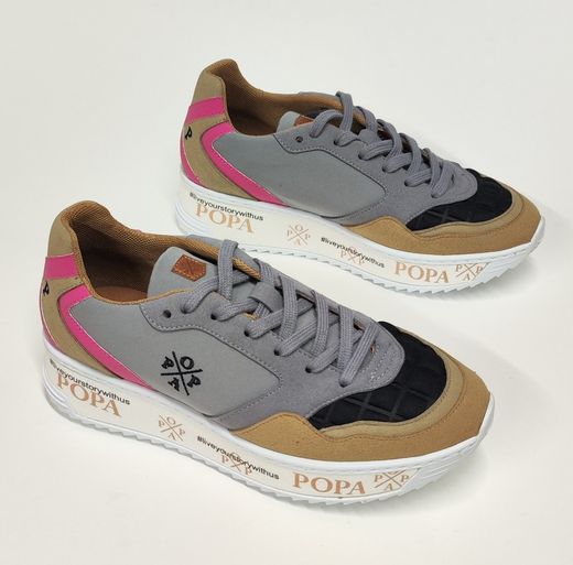 Sneakers Popa ALMANZOR CONCHE textil gris