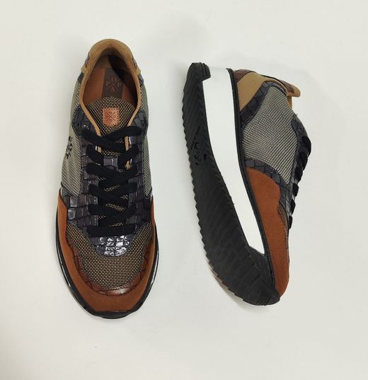 Sneakers Popa ALMANZOR textil marrón