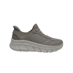 Sneakers Skechers 117394 piel vegana taupe