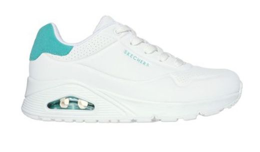 Sneakers Skechers 177092 piel vegana blanco