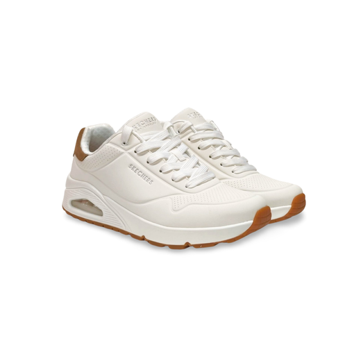Sneakers Skechers 183004 piel vegana blanco