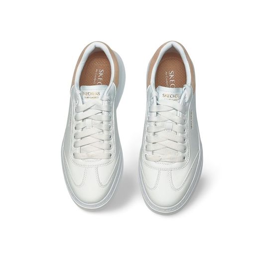 Sneakers Skechers 185060 piel vegana blanco