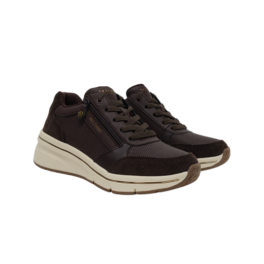 Sneakers Skechers 190370 piel vegana marrón