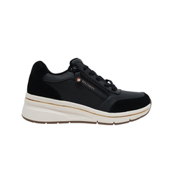 Sneakers Skechers 190370 piel vegana negro