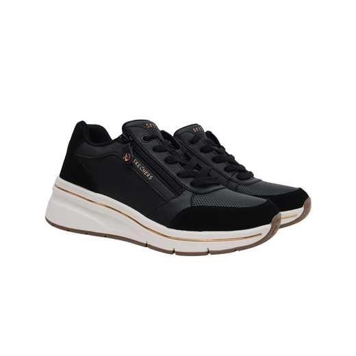 Sneakers Skechers 190370 piel vegana negro