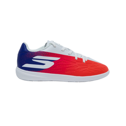 Sneakers Skechers 252180 piel vegana rojo