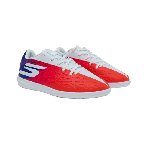 Sneakers Skechers 252180 piel vegana rojo