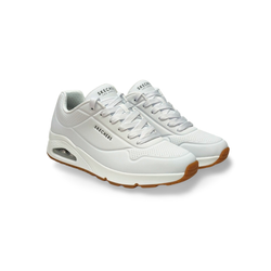 Sneakers Skechers 52458 piel vegana blanco